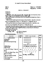 Giáo án Thể dục Lớp 8 - Tuần 26 - Năm học 2015-2016 - Nguyễn Thị Trang